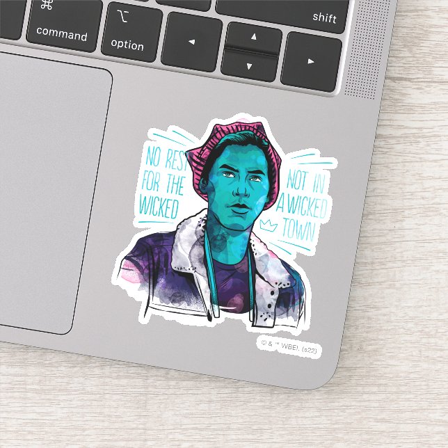 Sticker Pas De Repos Pour Les Méchants (Détail)