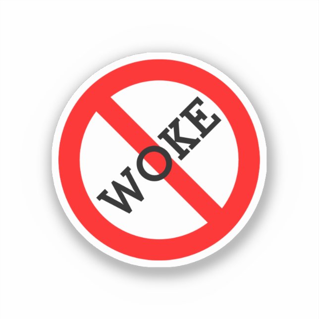 Sticker Pas de Woke (Recto)