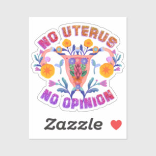 Sticker pas d'utérus pas de choix