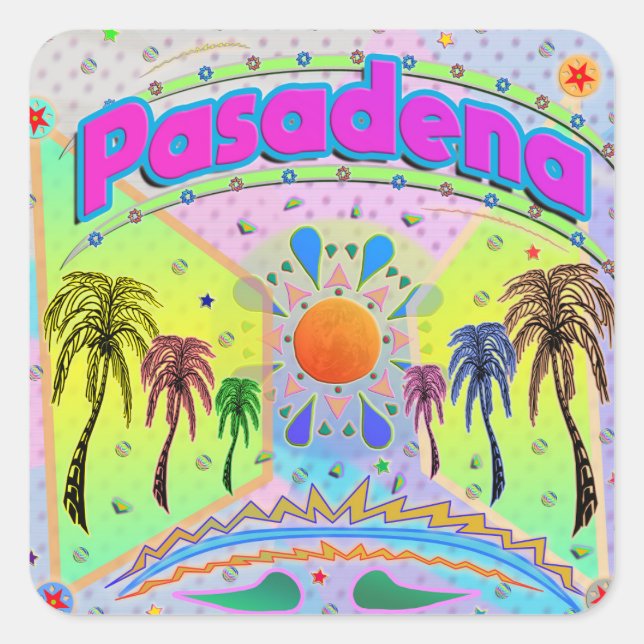 Sticker Pasadena Calm Desire (Devant)