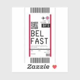 Sticker Passe d'embarquement à Belfast (BFS)