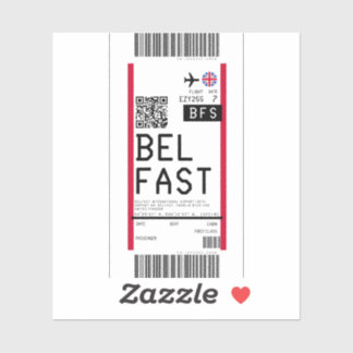 Sticker Passe d'embarquement à Belfast (BFS)