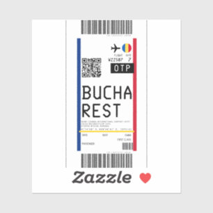 Sticker Passe d'embarquement à Bucarest (OTP)