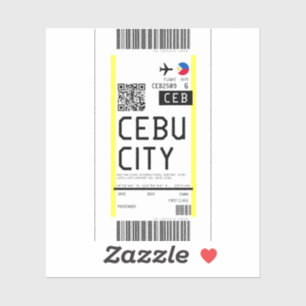 Sticker Passe d'embarquement à Cebu City (CEB)