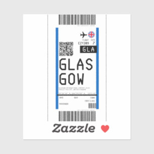 Sticker Passe d'embarquement à Glasgow (GLA)
