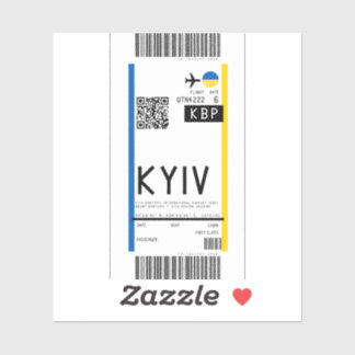 Sticker Passe d'embarquement à Kiev (KBP)