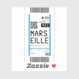 Sticker Passe d'embarquement à Marseille (MRS)