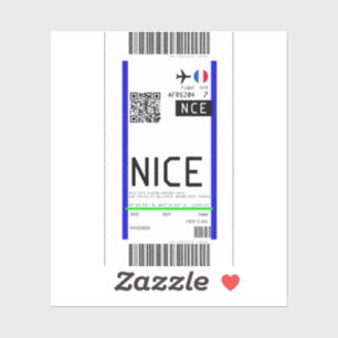 Sticker Passe d'embarquement à Nice (RCE)