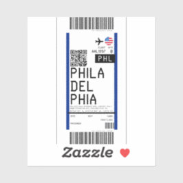 Sticker Passe d'embarquement à Philadelphie (PHL)