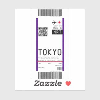Sticker Passe d'embarquement à Toyko (NRT)