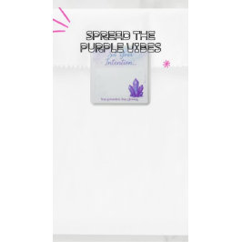 Sticker Pastel À Thème Crystal Améthyste