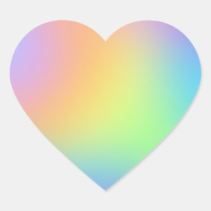 Sticker Pastel Rainbow Gradient