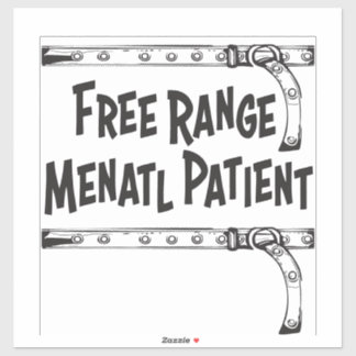 Sticker Patient mental en liberté