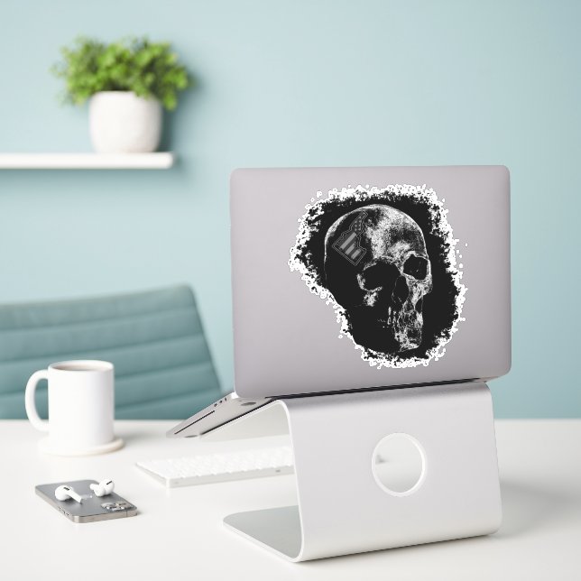 STICKER PATRIOT - LE PEAU D'IDAHO (Ordinateur portable sur le bureau)