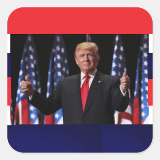 Sticker patriotique Donald Trump