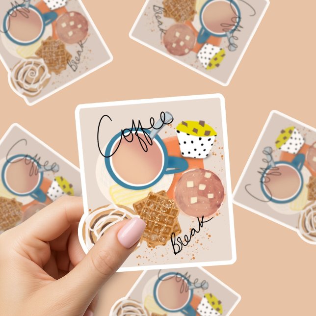 Sticker Pause Café (Créateur téléchargé)
