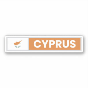 Sticker Pavillon national de Chypre