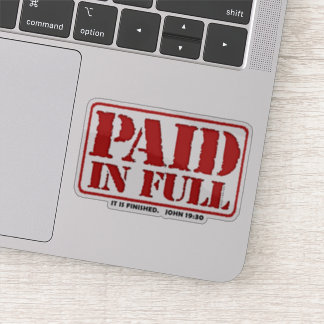 Sticker Payé en entier