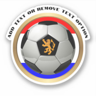 Sticker Pays-Bas Soccer Ball Sports