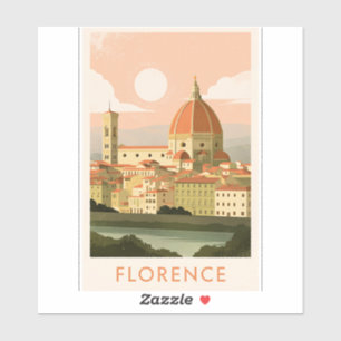 Sticker Paysage urbain de Florence