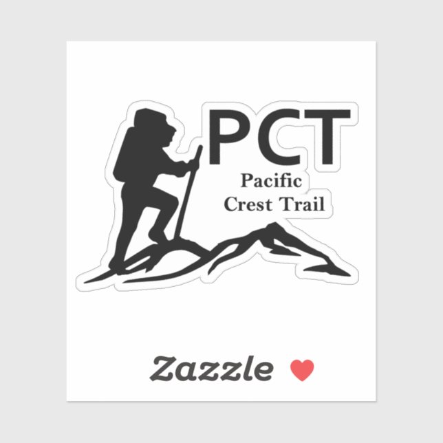 Sticker PCT - Pacific Crest Trail (Feuille)