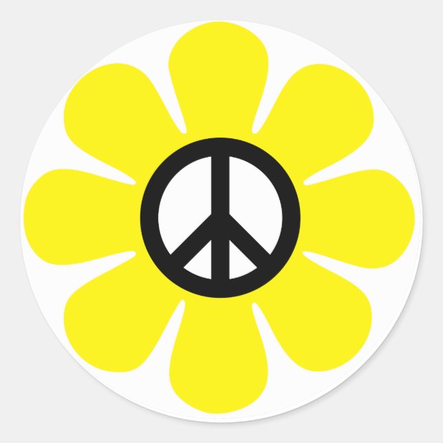 Sticker Peace Daisy (Devant)