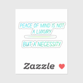 Sticker Peace of mind