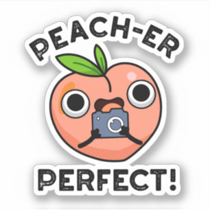 Sticker Peach er Parfait Funny Peach Pun