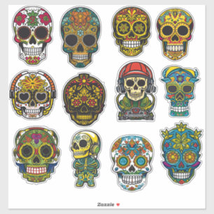 Sticker Peau de sucre Art 12 pièce pack de célébration