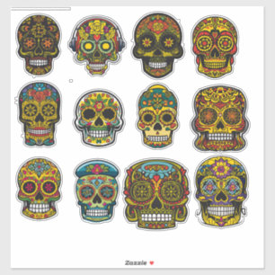 Sticker Peau de sucre Art 12 pièces Muertos Pack