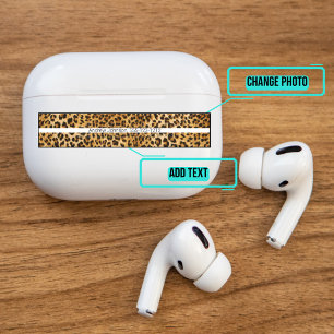 Sticker Peau décorative Coque Airpods Pro - Leopard