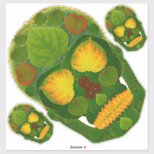 Sticker Peau feuille Aspen 9