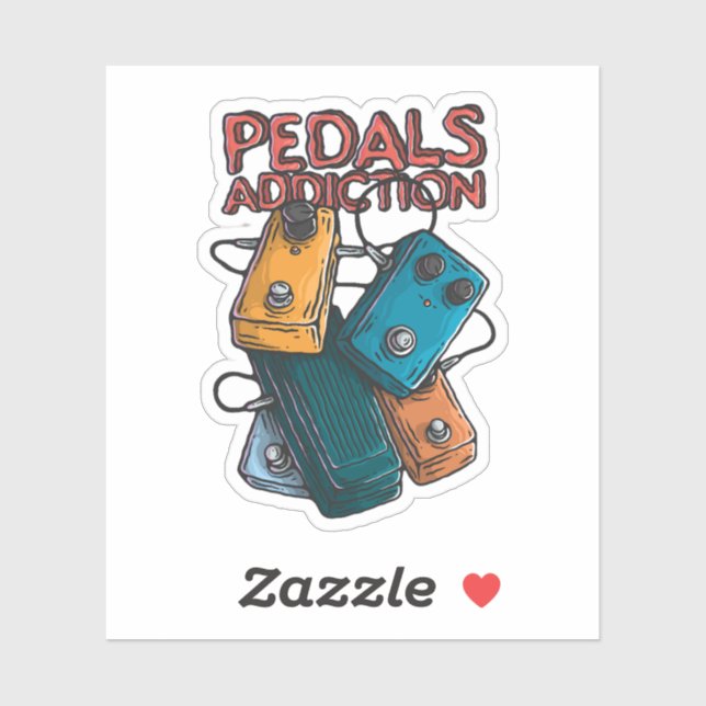 Sticker Pedals addiction (Feuille)