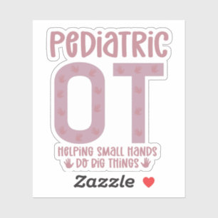 Sticker Pediatric OT ergothérapeute OT Dons