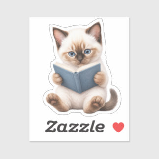 Sticker Pegatina Gatito Kawaii Adorable