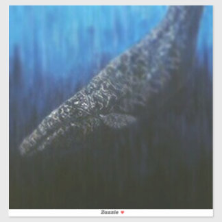 Sticker Peinture de baleine grise
