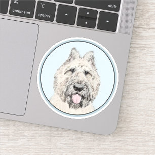 Sticker Peinture de Bouvier des Flandres - Art original de