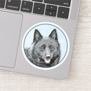 Sticker Peinture Schipperke - Cute Original Chien Art