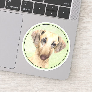 Sticker Peinture Sloughis - Joli art original pour chien