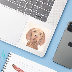 Sticker Peinture Vizsla - Joli art original chien