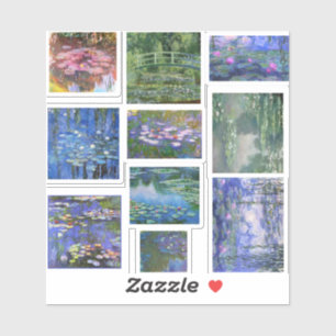 Sticker Peintures d'art sur les nénuphars de Claude Monet