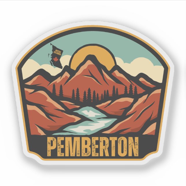 Sticker Pemberton (Colombie-Britannique) (Devant)