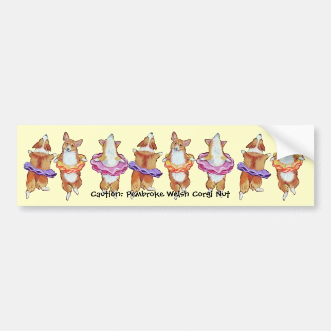 Sticker Pembroke Welsh Corgi (Devant)
