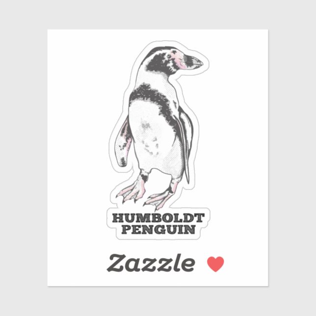 Sticker Penguin de Humboldt (Feuille)