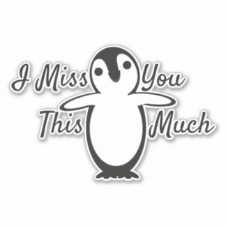 Sticker Penguin te manque tellement