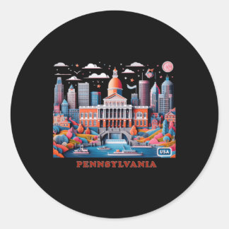 Sticker Pennsylvania En États-Unis