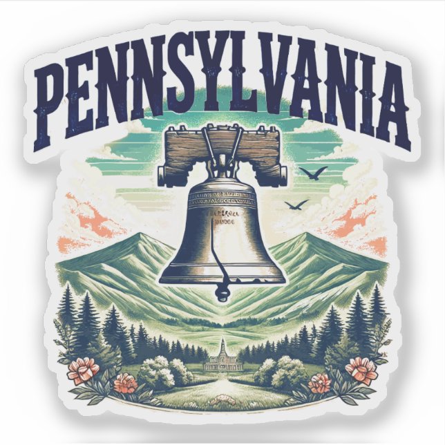 Sticker Pennsylvanie (Devant)