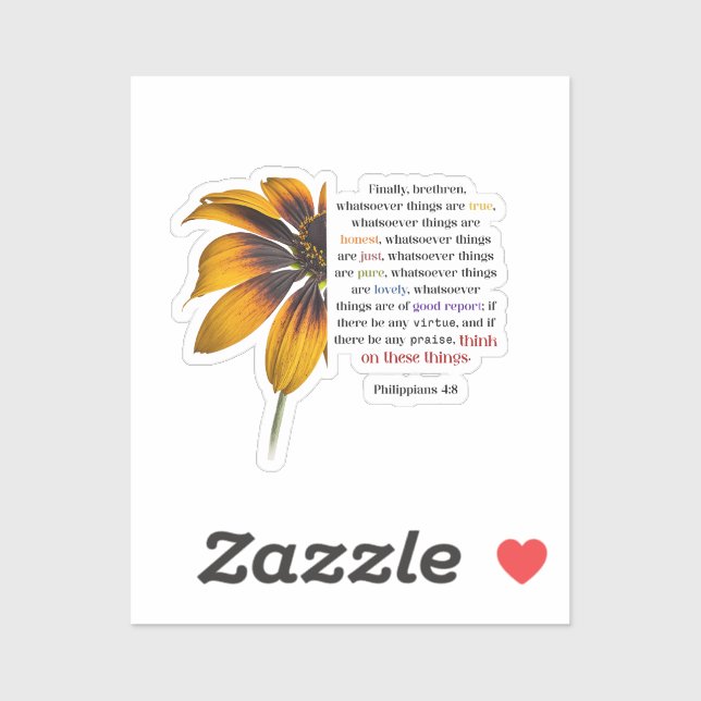 Sticker Pensez à ces choses (Feuille)