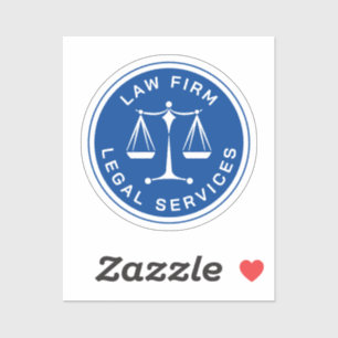 Sticker Pensez à la justice - Droit classique