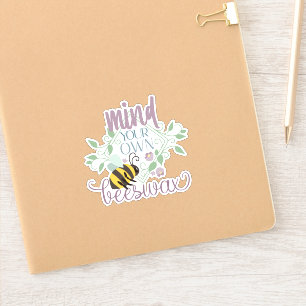 Sticker Pensez À Vous Propre Cire D'Abeille Drôle